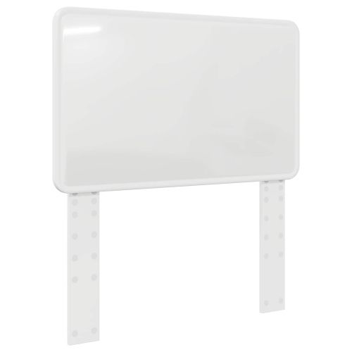 Облегалка за глава Гланц бяло 75 cm Инженерно дърво