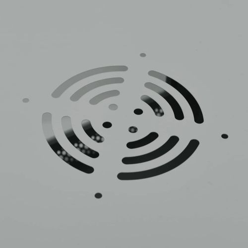 Мрежов кабинет със съхранение Сив 53 x 60 x 45 см Стомана