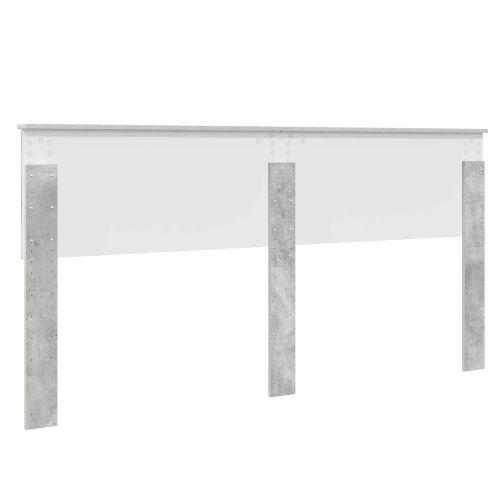 Облегалка за глава Циментено сиво 180 cm Инженерно дърво