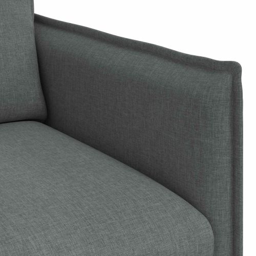 Комплект дивани 2 pcs Тъмносиво 156 x 82 x 85 см Текстил