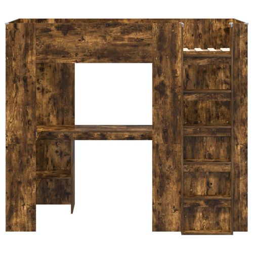 Рамка за двуетажно легло с бюро Димян дъб 90 x 200 cm