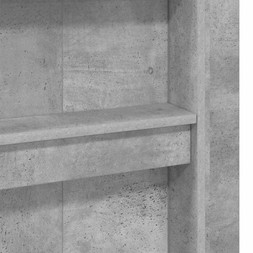 Рамка за двуетажно легло с бюро Циментено сиво 100 x 200 cm