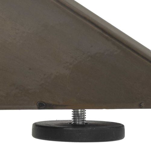 Крак за трапезна маса, форма на паяк, черен, 120x68x(72-73) см, стомана