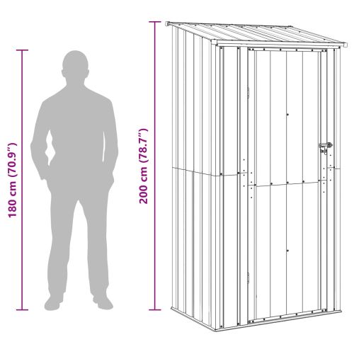 Градински навеси Антрацит 103 x 74 x 200 см Метал