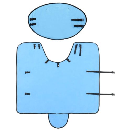 Конско одеяло Пълно аквамариново 75 cm Полиестер