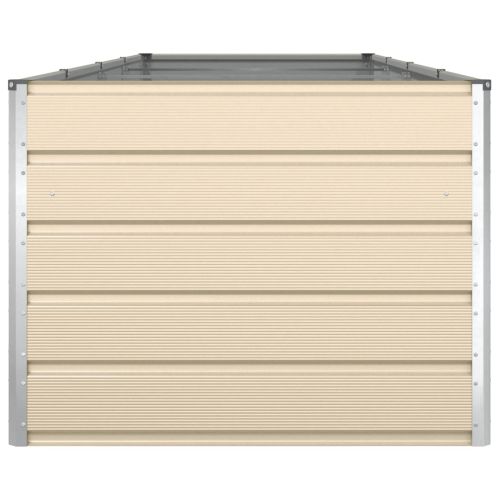 Кашпа Слонова кост 385 x 100 x 75 см Галванизирана стомана