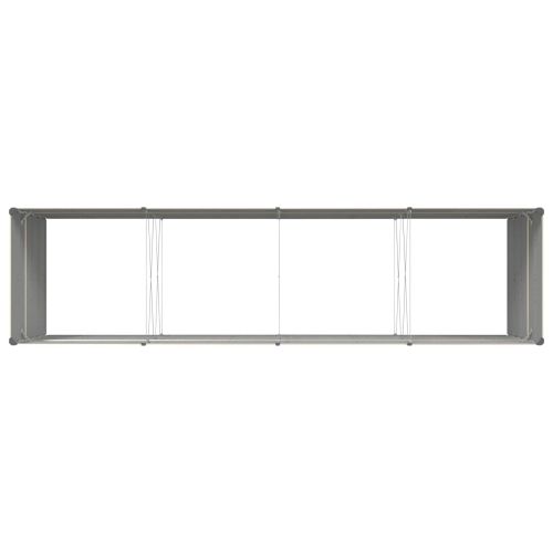 Кашпа Слонова кост 385 x 100 x 75 см Галванизирана стомана