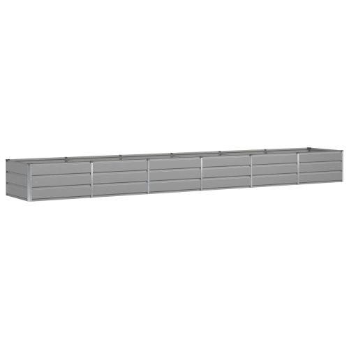 Кашпа Светлосиво 480 x 80 x 45 cm Стомана