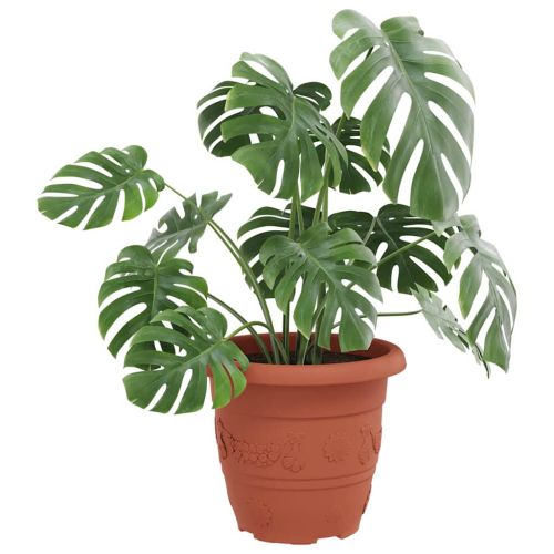 Кръгла саксия за цветя 6 pcs Червено тухла Ø 30 x 25 см