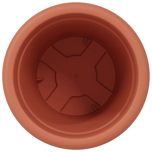 Кръгла саксия за цветя 6 pcs Червено тухла Ø 30 x 25 см