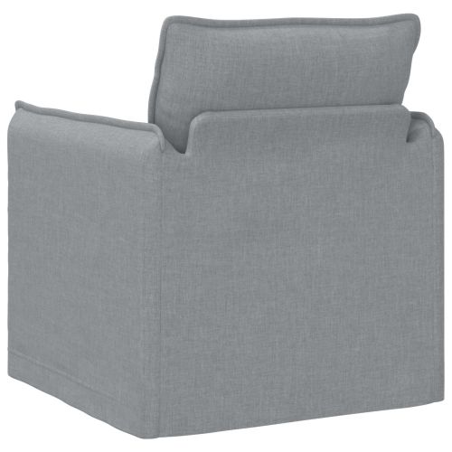 Диван Светлосиво 195 x 82 x 85 см текстил