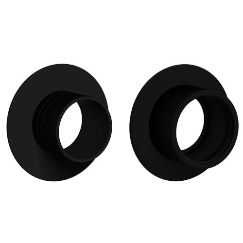 Стопери за маса за футбол 10 pcs Черен 3 x 3 x 1,4 см HIPS