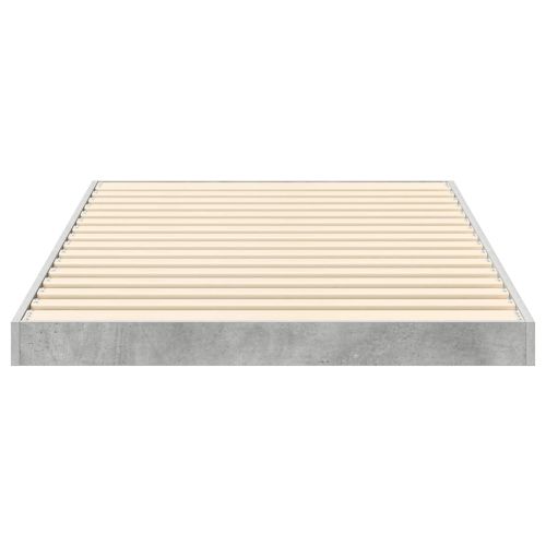 Леглово дъно Циментено сиво 90 x 200 cm Инженерно дърво