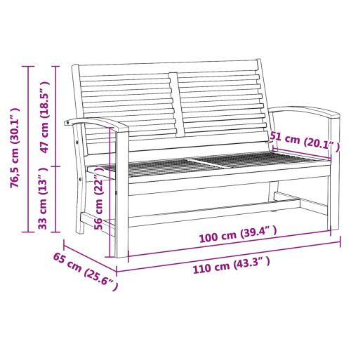 Градински Софа Комплект 3 pcs Естествен Солидно тиково дърво