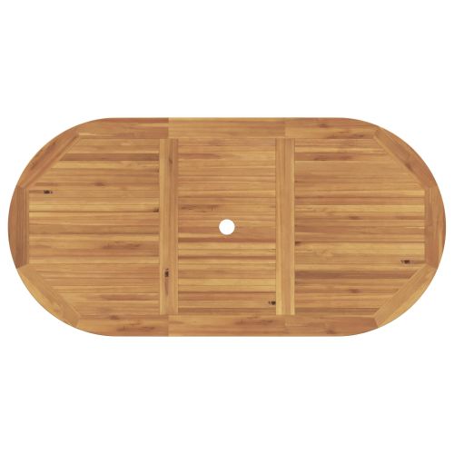 Комплект за хранене в градината 5 pcs Кафяво