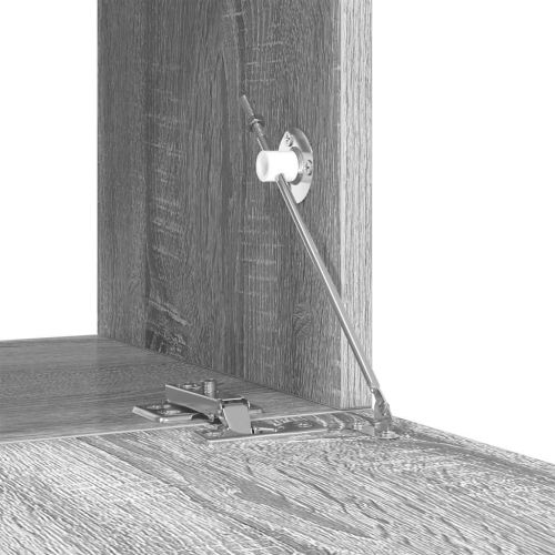 Комплект ТВ шкафове от 10 части, сив сонома, инженерно дърво