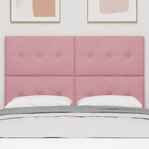 Облегалка за глава Розово 144 см Кадифе