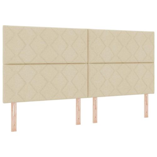 Облегалка за глава Крем 200 cm текстил