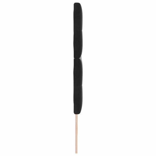 LED глава с LED ленти Черен 180 cm Кадифе