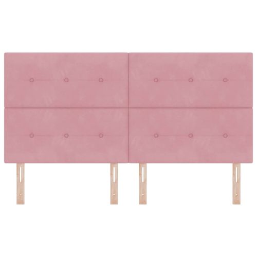 LED глава с LED ленти Розово 180 cm Кадифе