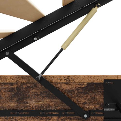 Отоманско легло със съхранение Старо дърво 193 x 135 x 25 см