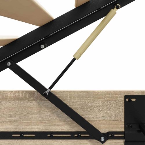 Отоманско легло със съхранение Сонома дъб 193 x 90 x 25 см