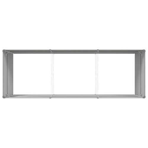 Кашпа Антрацит 195 x 100 x 45 см Галванизирана стомана