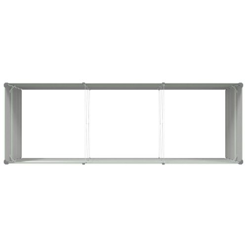 Кашпа Пастелно зелено 195 x 100 x 45 см Галванизирана стомана