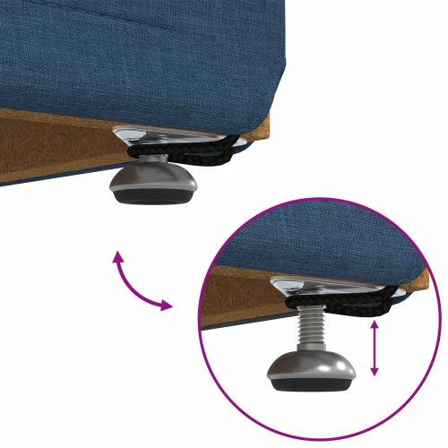 Стук Синьо 41 x 41 x 40 см Текстил и конструирано дърво