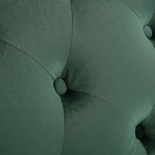 Кушетка, зелена, кадифе