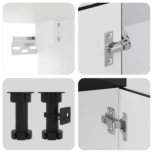 Комплект кухненски шкафове от 8 части Kalmar, инженерно дърво