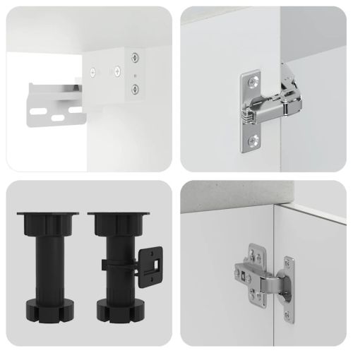 Комплект кухненски шкафове от 11 части Kalmar, инженерно дърво