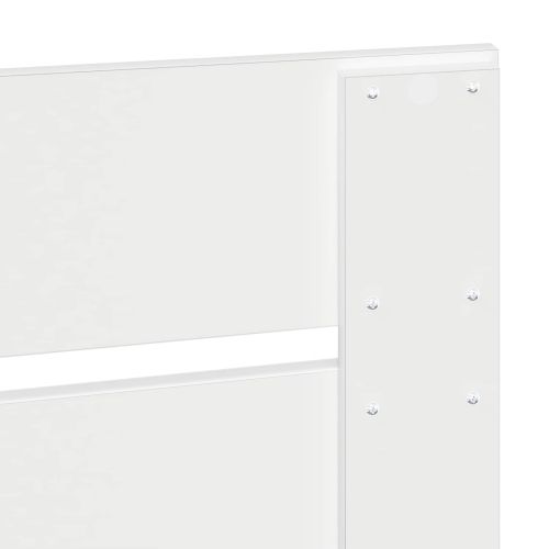 Облегалка за глава Бяло 80 cm Инженерно дърво