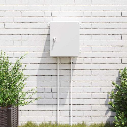 Контролен шкаф Сив 37 x 16,5 x 35 см ABS пластмаса