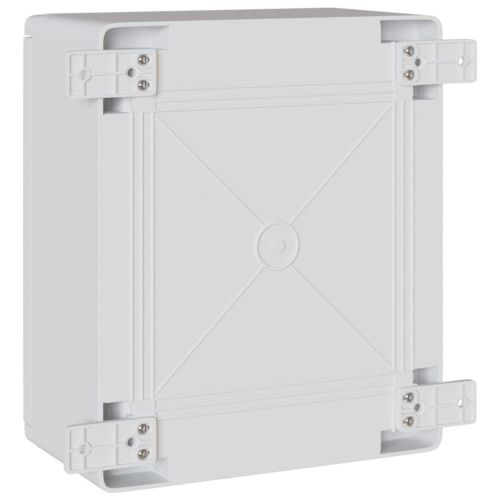 Контролен шкаф Сив 37 x 16,5 x 35 см ABS пластмаса