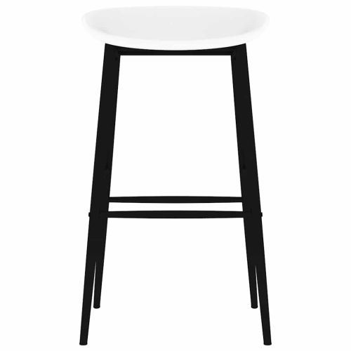 Бар столове, 4 бр, бели