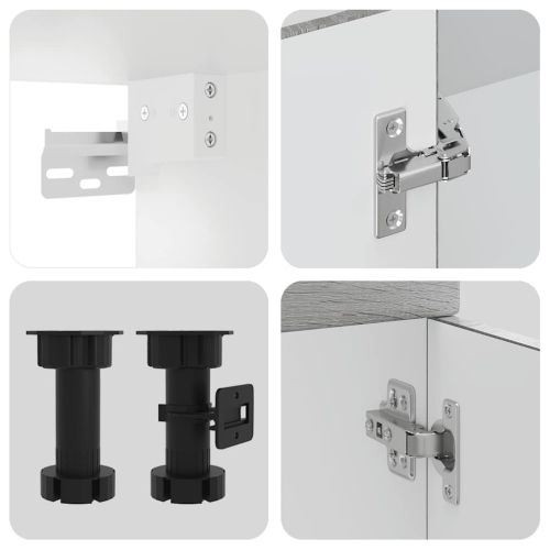 Комплект кухненски шкафове от 11 части Kalmar, инженерно дърво