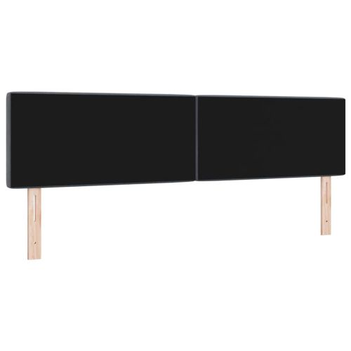 LED глава с LED ленти с таблото Тъмен сив 180 cm Кадифе