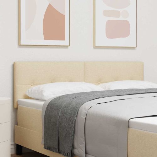 LED глава с LED ленти с таблото Крем 144 см текстил