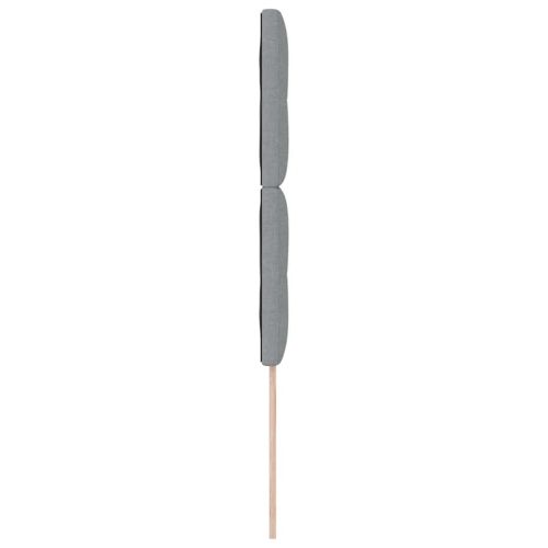 LED глава с LED ленти с таблото Светлосиво 80 cm текстил