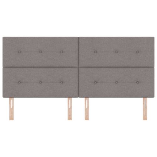 LED глава с LED ленти с таблото Таупе 200 cm текстил