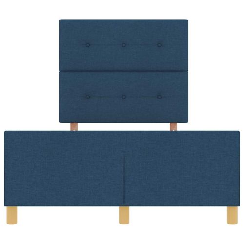 Рамка за легло с таблото Синьо 120 x 190 cm текстил