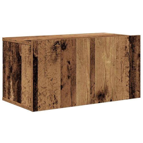 Комплект ТВ шкаф 10 pcs Старо дърво 30,5 x 30 x 90 см