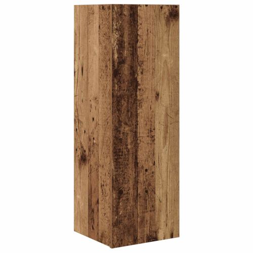 Комплект ТВ шкаф 10 pcs Старо дърво 30,5 x 30 x 90 см