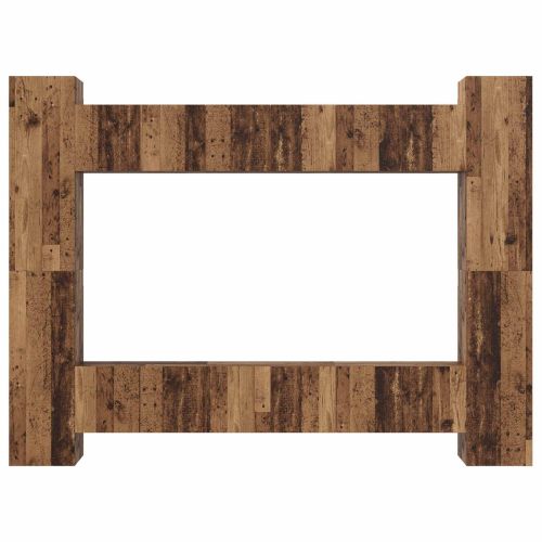 Комплект ТВ шкаф 10 pcs Старо дърво 30,5 x 30 x 90 см