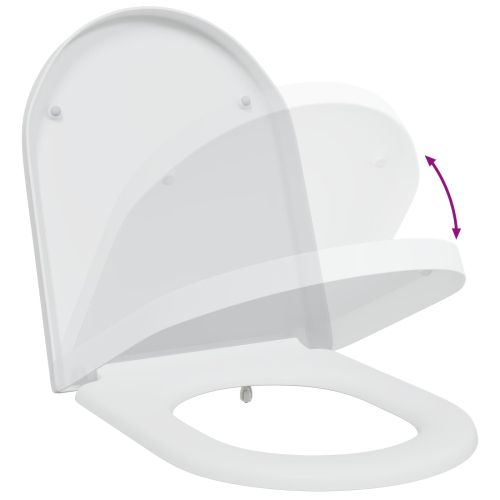 Тоалетна седалка Бяло 49 x 36 x 4 см Дуропласт