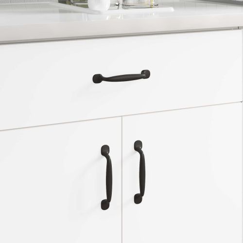 Дръжка за мебели 12 pcs Черно 130 x 19,4 x 22,3 мм Алуминий