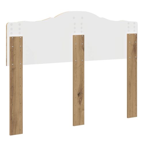 Облегалка за глава Дъб 135 cm Инженерно дърво