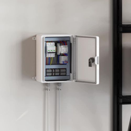 Контролен шкаф Сив 28 x 13 x 28 см ABS пластмаса