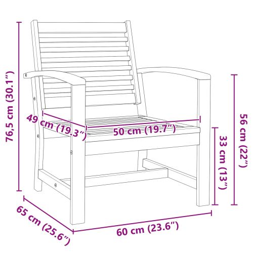Стол 2 Брой Кафяво 65 x 60 x 76,5 см Солидно тиково дърво